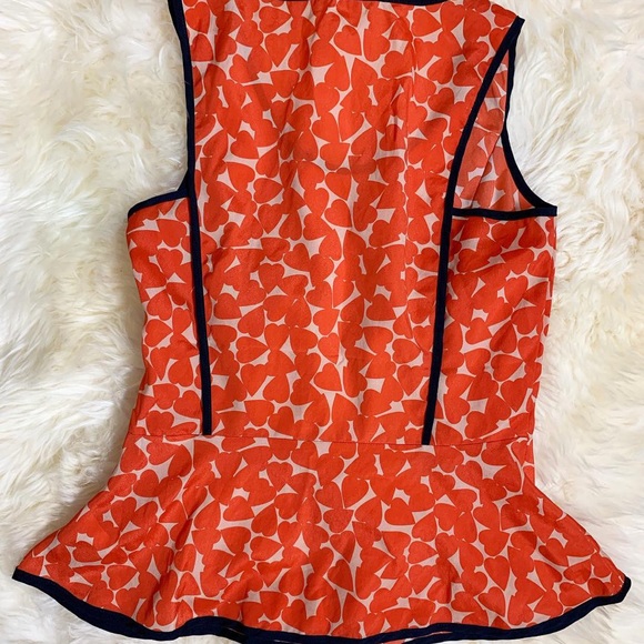 Heart print peplum blouse - Picture 4 of 4